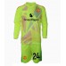 Camisa de Futebol Manchester United Andre Onana #24 Goleiro Equipamento Secundário Infantil 2024-25 Manga Comprida (+ Calças curtas)